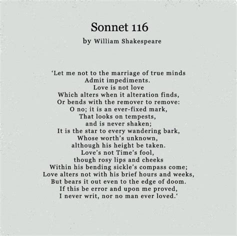 [POEM] Sonnet 116 by William Shakespeare : r/Poetry