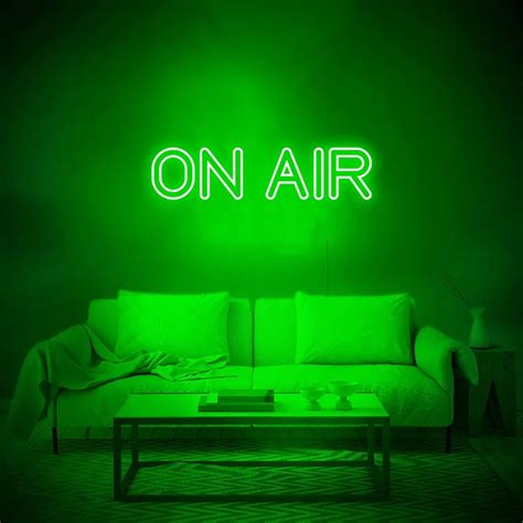 On Air Led Neon Sign on Air Neon Light Home Decor Custom Made - Etsy