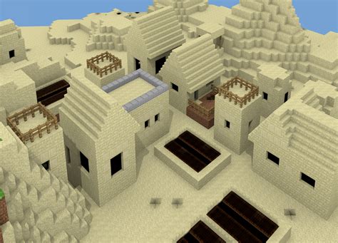 Minecraft Sand Village