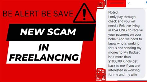 New USA Cheque Scam in Freelancing World | Be Safe from Scammers on ...