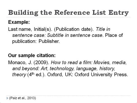 How To Write A Book In Reference List Apa