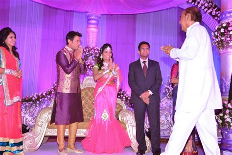 Celebrities at Raja Wedding Reception Photos