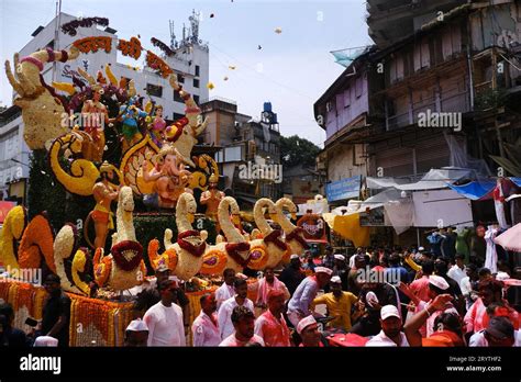 Pune, India - September 29, 2023, Guruji Talim Ganpati, Pune Ganpati ...