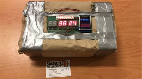 IED bomb prop with GM7 Time bomb game. Samson Electronics Service ...