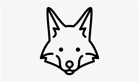 Fox Head Vector - Outline Of A Fox Head Transparent PNG - 400x400 ...