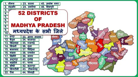 District Map Of Mp