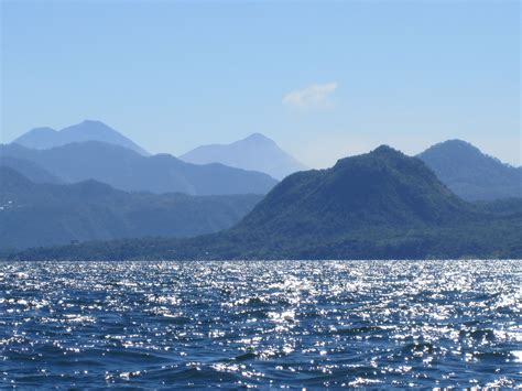 Lake Atitlan and it's surrounding volcanoes, Guatemala | Lake atitlan ...