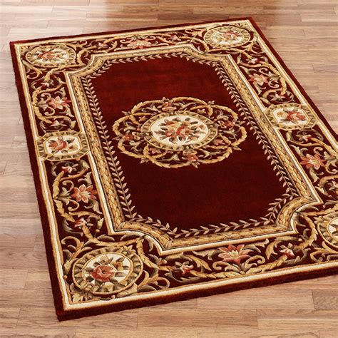 Elegant Medallion Wool Area Rugs