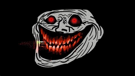 Create meme "trollface monster, scary troll face, trollface is evil ...