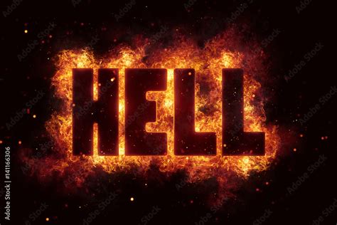 hell Fire Satanic sign gothic style evil esoteric Stock Illustration ...