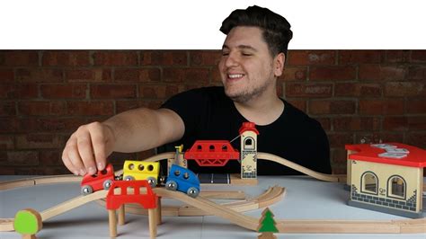 Blast from the past | Hape Wooden Train Set Review - YouTube