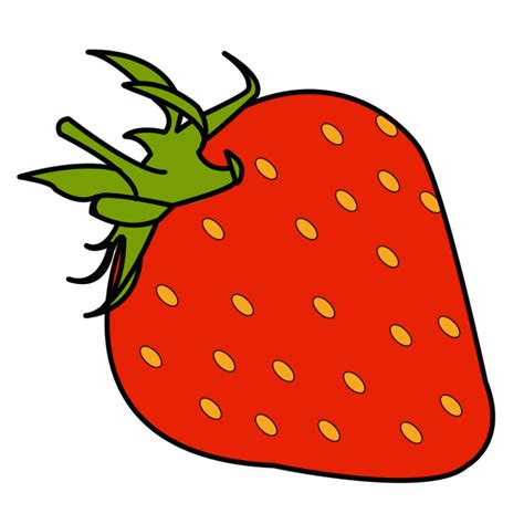 Cute Strawberry Drawing at GetDrawings | Free download