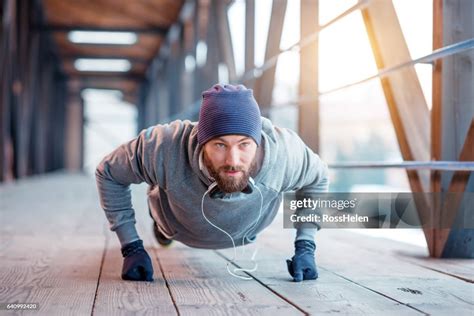 Man Exercising Outdoors High-Res Stock Photo - Getty Images