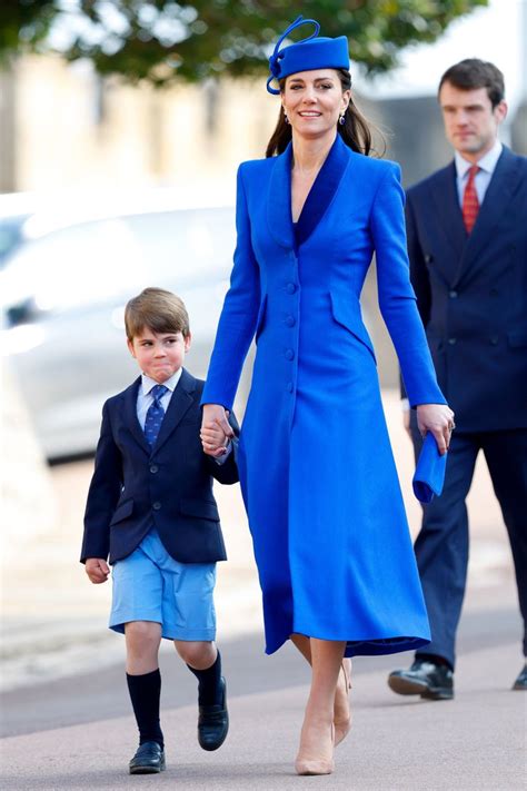 Prince Louis Wore Bright Blue Shorts For His Royal Family Easter Debut ...