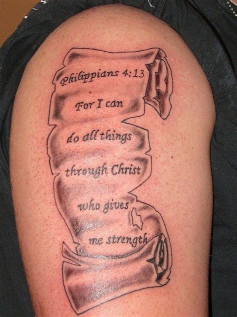 30+ Cool Bible Verse Tattoo Design Ideas with Meanings | Bible verse ...