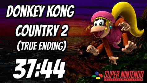 Donkey Kong Country 2 Speedrun (True Ending) em 37:44 - YouTube