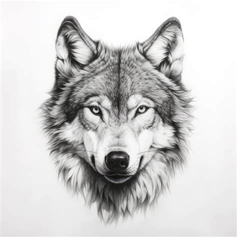 Premium Photo | How To Draw A Realistic Wolf For Tattoos Stepbystep Guide