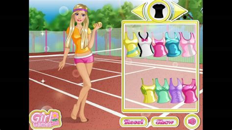 Barbie Tennis Fashion Dress Up - Y8.com Online Games by malditha - YouTube