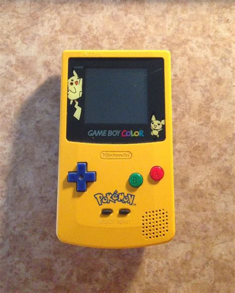 Game Boy Color - Limited Pokemon Edition - Yellow : Nintendo Game Boy ...