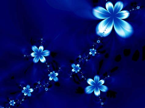 🔥 Download Blue Flower Light Wallpaper Wallpaperlepi by @wbrown73 ...