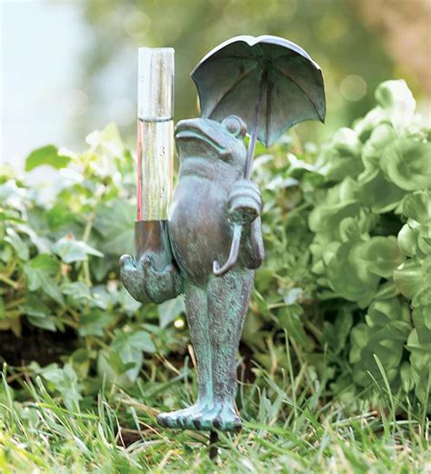 Faithful Frog Rain Gauge | Wind and Weather