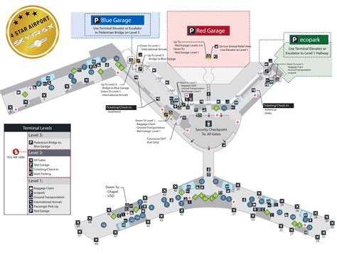 Houston Hobby Airport Terminal Map | Images and Photos finder