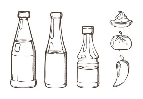 Bottle Sauce Illustrations - Download Free Vector Art, Stock Graphics ...