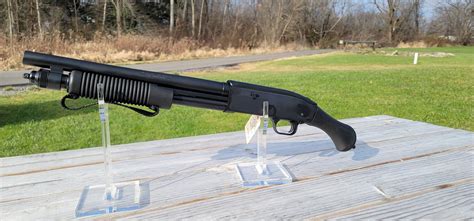 Mossberg 590 Shockwave Laser Saddle 12 Gauge Pump Action Shotgun 14.375 ...