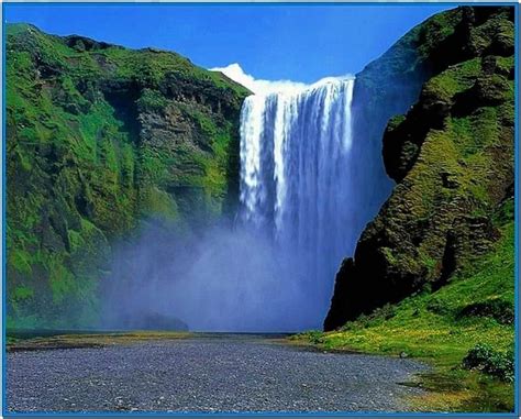 Screensavers Nature Waterfalls - Download-Screensavers.biz