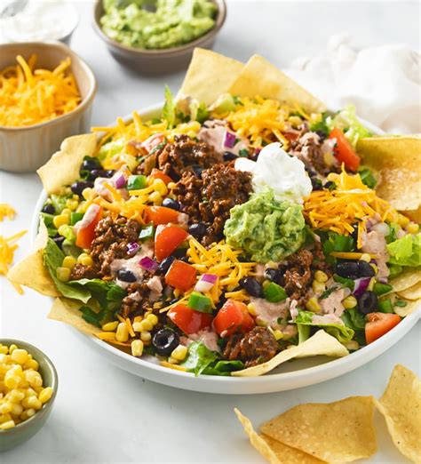 Easy Taco Salad Recipes With Ground Beef - Hallam Wonsize