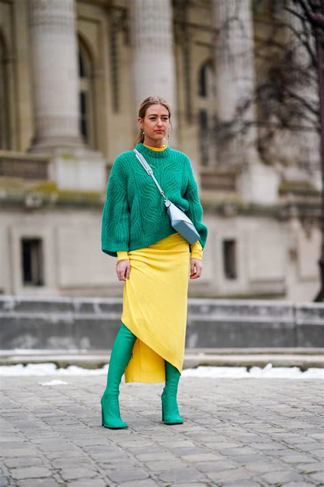 Green and Yellow | Unusual Color Combination Outfit Ideas | POPSUGAR ...