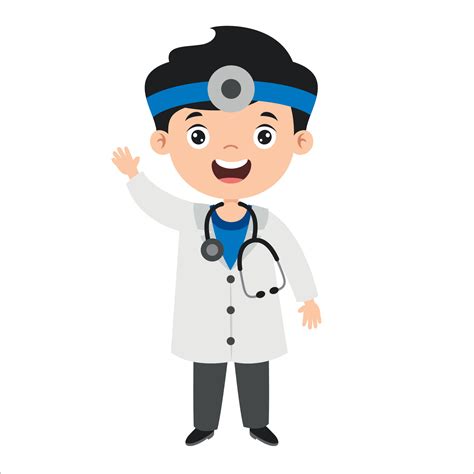 Cartoon Drawing Of A Doctor 5520145 Vector Art at Vecteezy