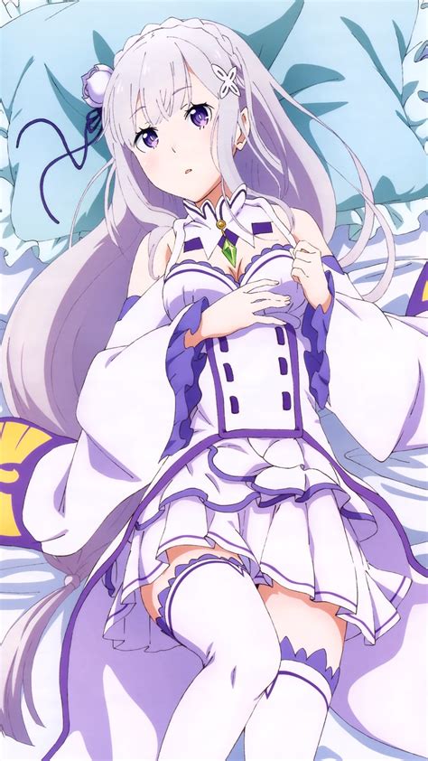 Re Zero Emilia.Samsung Galaxy Note 3 wallpaper 1080x1920