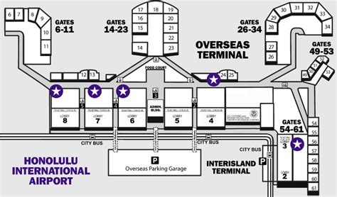 Honolulu Airport Terminal Map