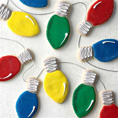 Christmas Lights Cookies | Recipe | Christmas cutout cookies, Christmas ...