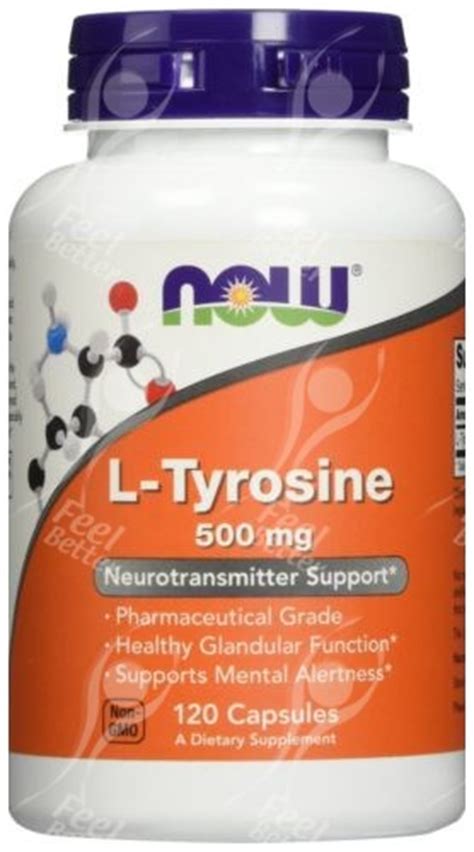 L-Tyrosine, 500mg x120caps;- Dopamine Precursor | eBay