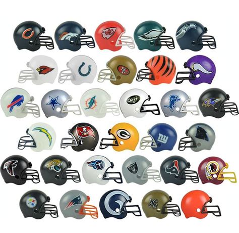 Mini NFL Football Helmets Full Set of All 32 Teams Great for - Etsy