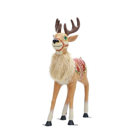 Holiday Living 4-ft LED Animatronic Reindeer in the Outdoor Christmas ...