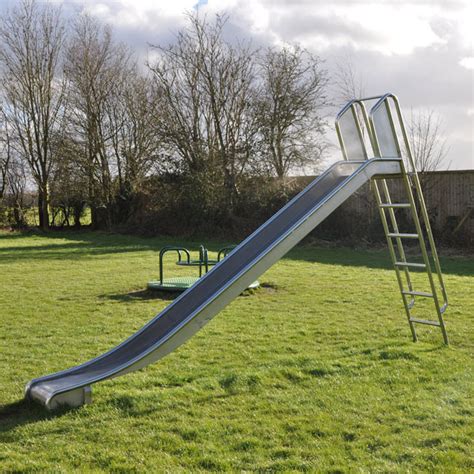 Free Standing Stainless Steel Childrens Playground Slide | Stainless ...