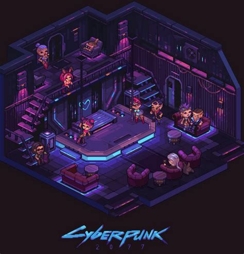 Cyberpunk 2077 pixel art by Arthur Vista : r/PixelArt