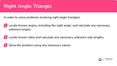 Right Angle Triangle - GCSE Maths Steps, Examples & Worksheet