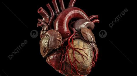 Human Heart In A Black Background, Real Human Heart Pictures, Human ...