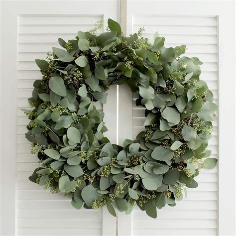 Amazon.com: Fresh Handmade Eucalyptus Wreath – Seeded Eucalyptus - 24 ...