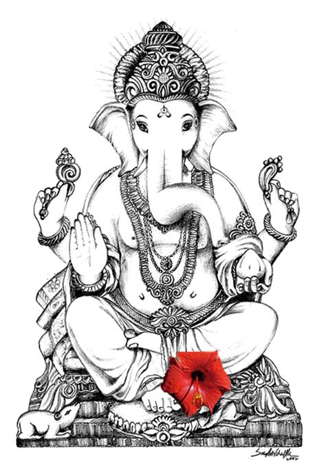 Free Ganpati Sketch, Download Free Ganpati Sketch png images, Free ...