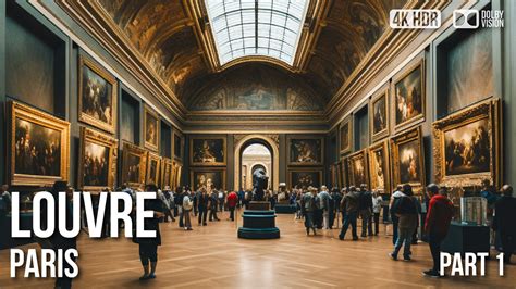 Inside Louvre Museum Paris, Mona Lisa – (Part 1) 🇫🇷 France – 4K Walking ...