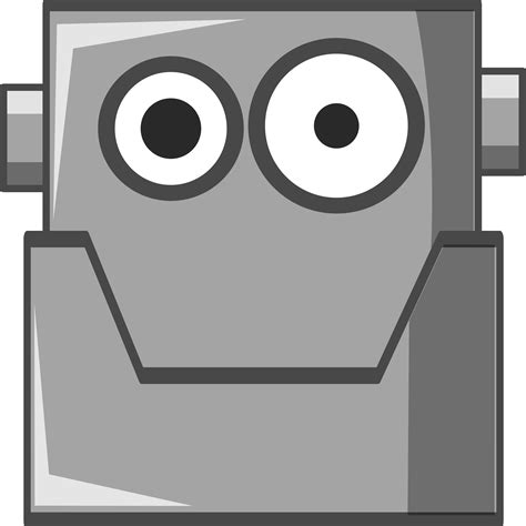 Clipart - Cute Robot Head