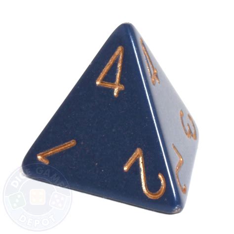 Opaque Blue 4-Sided Dice (d4) For Sale | Dice Game Depot