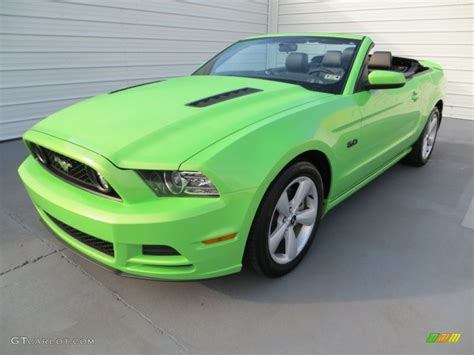 2013 Gotta Have It Green Ford Mustang GT Premium Convertible #80785310 ...