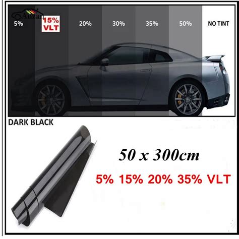 50x300cm Car Window Car Light Headlight Solar Tint 300CM x 50CM Film ...