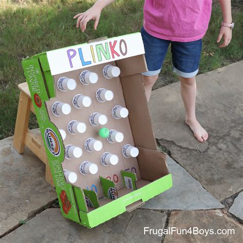 Cardboard Carnival Games {Challenge for Kids} - Frugal Fun For Boys and ...